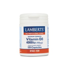 Lamberts Βιταμίνη D3 Vitamin D3 4000IU 120caps