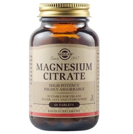 Solgar Κιτρικό Μαγνήσιο Magnesium Citrate 200 mg   60 tabs