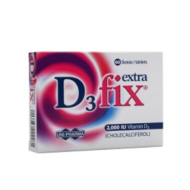 UNIPHARMA D3 FIX EXTRA 2000IU 60TABS (VITAMIN D3)