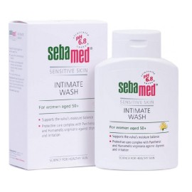 Sebamed Καθαρισμός Ευαίσθητης Περιοχής για Γυναίκες άνω των 50 Ετών & Μετά την Εμμηνόπαυση Sensitive Skin Intimate Wash 50+ PH 6,8 200ml