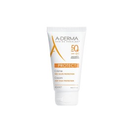 Αντηλιακή Κρέμα Προσώπου Για Ξηρό  Δέρμα  Protect Cream SPF 50 A-Derma 40 ml