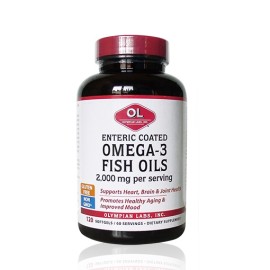 Ιχθυέλαιο Enteric Coated Omega 3 Fish Oils 2000 mg Olympian Labs 120 softgels