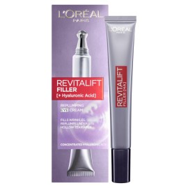 Κρέμα Σύσφιξης Ματιών με Υαλουρονικό Οξύ Revitalift Filler [ΗΑ] Eye Cream LΟreal 15ml