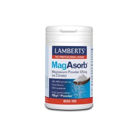 Lamberts Μαγνήσιο σε Σκόνη Megasorb Magnesium Powder 375mg (as citrate) 165gr