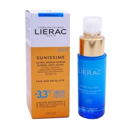 Ορός Επανόρθωσης Προσώπου & Ντεκολτέ για Μετά τον Ήλιο Sunissime Ultra Repair Serum Global Anti-Aging Lierac 30 ml