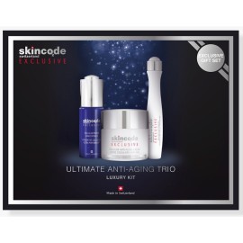 Skincode Gift Box  24ωρη Συσφικτική Κρέμα 50ml & Iσχυρός Oρός Aναδόμησης 30ml & Λειαντικό Roll On Pen Ματιών 15ml Ultimate Anti-Aging Trio