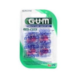 Διάγνωστικές Ταμπλέτες Πλάκας Red Cote Plaque Disclosing Tablets Gum 12 tabs