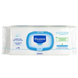 Μαντηλάκια Καθαρισμού και Αλλαγής Πάνας Mustela Bebe 70 τεμάχια