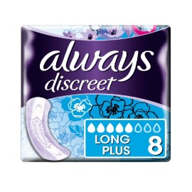 Σερβιέτες Ακράτειας  Discreet Pants 5 Long Plus Always 8 τμχ