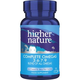 HIGHER NATURE COMPLETE OMEGAS 3:6:7:9 30CAPS