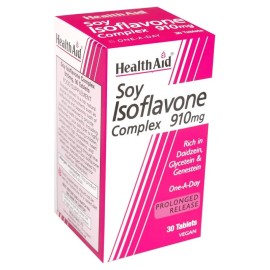 Ισοφλαβόνες Σόγιας Soya Isoflavones Complex (910mg) Health Aid Vtabs 30 Τμχ