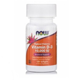 Βιταμίνη D3 10,000IU Vitamin D3 10,000IU Now 120 softgels