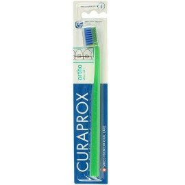 Curaden Curaprox CS 5460 Ortho Ultra Soft Πολύ Μαλακή Οδοντόβουρτσα Πράσινο / Μπλε