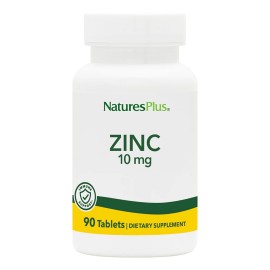 Χηλικός Ψευδάργυρος 10 mg Zinc 10 mg Natures Plus 90 tabs