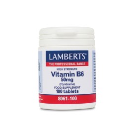 Lamberts Βιταμίνη B6 Vitamin B6 50mg (Pyridoxine) 100tabs