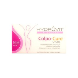 Hydrovit Intimcare Colpo-Cure Ovules Κολπικά Υπόθετα Αποκατάστασης 10 x 2gr