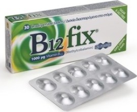 UNIPHARMA B12 FIX VITAMIN 1000mg TABS 30TMX