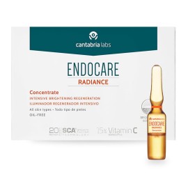 Cantabria Labs Endocare Radiance Concentrate Συμπυκνωμένη Βιταμίνη C για Ανανέωση Δέρματος και Μείωση Ρυτίδων 14 Αμπούλες