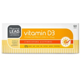 Pharma Lead Vitamin D3 Βιταμίνη για Ανοσοποιητικό 2000iu 50mg 60 δισκία