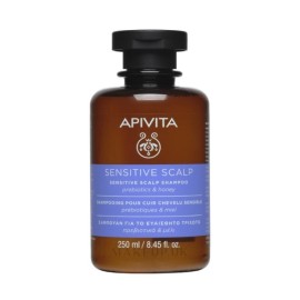 Apivita Sensitive Scalp Σαμπουάν Για Ευαίσθητο Τριχωτό Με Πρεβιοτικά & Μέλι 250 ml