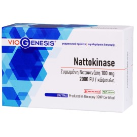 Viogenesis Nattokinase 100mg Ένζυµο Νατοκινάση 30caps