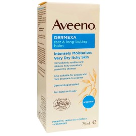 Aveeno Dermexa Fast & Long Lasting Itch Relief Balm Βάλσαμο για Γρήγορη Ανακούφιση από τον Κνησμό  75ml