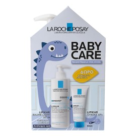 La Roche Posay Promo Pack Baby Care Ενυδατικό Γαλάκτωμα Σώματος Lipikar Baume Light Ap+M 400ml & ΔΩΡΟ Κρέμα Σώματος Lipikar Syndet Ap+ 100ml