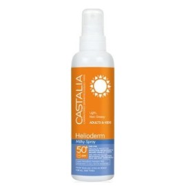 Αντηλιακό Γαλάκτωμα Για Πρόσωπο Σώμα Helioderm Milky Spray SPF50+ Castalia 240 ml