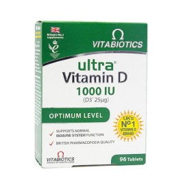 Vitabiotics Βιταμίνη D3 1000IU Ultra Vitamin D3 96 tabs