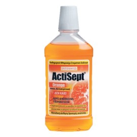 Στοματικό Διάλυμα Με Γεύση Πορτoκάλι Orange Mouthwash Actisept 500 ml