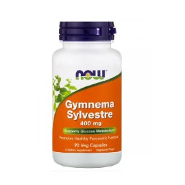 Συμπλήρωμα Διατροφής από το Φυτό Gymnema για  Έλεγχο του Σακχάρου 400mg Gymnema Sylvestre Now 90 vcaps