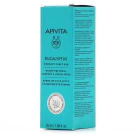 Apivita Eucalyptus Comfort Chest Rub Κρέμα με Ευκάλυπτο για Εντριβή στο Στήθος 50ml