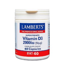 Lamberts Βιταμίνη D3 2000IU (50μg) Vitamin D3 2000 IU 60 tabs