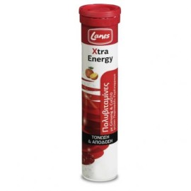 LANES ΠΟΛΥΒΙΤΑΜΙΝΕΣ XTRA ENERGY, 20 ΑΝΑΒΡ. ΤΑΜΠΛΕΤΕΣ, ΓΕΥΣΗ ΠΟΡΤΟΚΑΛΙ-ΓΚΡΕΙΠΦΡΟΥΤ