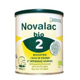 Novalac Βιολογικό Γάλα σε σκόνη 2ης βρεφικής ηλικίας Bio 2  400 gr