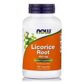 Ρίζα Γλυκόριζας 450mg Licorise Root 450mg Now 100vcaps