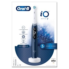 Oral-B iO Series 7 Sapphire Blue Hλεκτρική Οδοντόβουρτσα με Τεχνητή Νοημοσύνη Μπλε