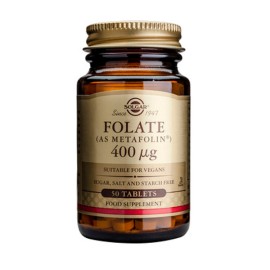 Φολικό Οξύ 400μg, Folate (as Metafolin) Solgar tabs 50 Τμχ