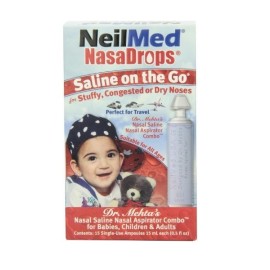 NeilMed NasaDrops  Αμπούλες για Καθαρισμό Μύτης  15Χ15ml