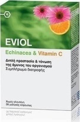 EVIOL ECHINACEA & VITAMIN C SOFTCAPS 30ΤΜΧ