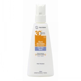 Αντηλιακό Για Λιπαρές Επιδερμίδες Sunscreen Spray Antiseb SPF 30 Frezyderm 150 ml