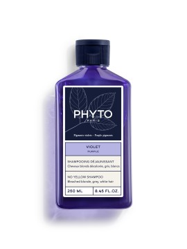 Phyto Violet Purple No Yellow Shampoo Σαμπουάν για ξανθά και Γκρίζα Μαλλιά για Εξουδετέρωση Κίτρινων Τόνων 250ml