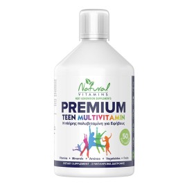 Natural Vitamins Πολυβιταμίνη για Εφήβους Premium Teen Multivitamin 500ml
