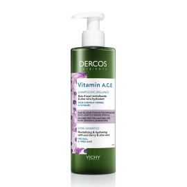 Σαμπουάν για Τόνωση & Λάμψη Dercos Nutrients Vitamin A.C.E Shampooing Brillance Vichy 250 ml