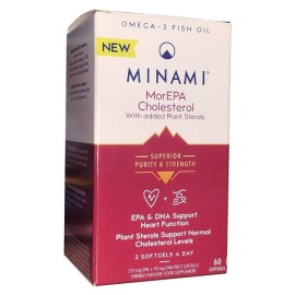 Minami MorEPA Cholesterol για Διατήρηση των Επιπέδων Χοληστερόλης 60 κάψουλες