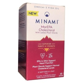 Minami MorEPA Cholesterol για Διατήρηση των Επιπέδων Χοληστερόλης 60 κάψουλες