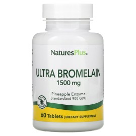 Natures Plus Βρωμελαΐνη 1500 mg Ultra Bromelain   60 tabs