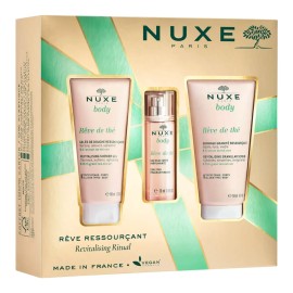 Nuxe Promo Revitalising Dream Set Σετ Περιποίησης Σώματος με Αφρόλουτρο 100ml, Απολεπιστική Κρέμα 150ml & Αρωματικό Νερό 30ml