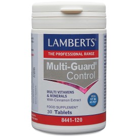 Lamberts Φόρμουλα Βιταμινών Μετάλλων Με Προσθήκη Κανέλας Multi-Guard Control  30 tabs