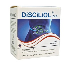 Medichrom Disciliol Macrogol 3350 Συμπλήρωμα Διατροφής για τη Δυσκοιλιότητα 24 φακελίσκοι